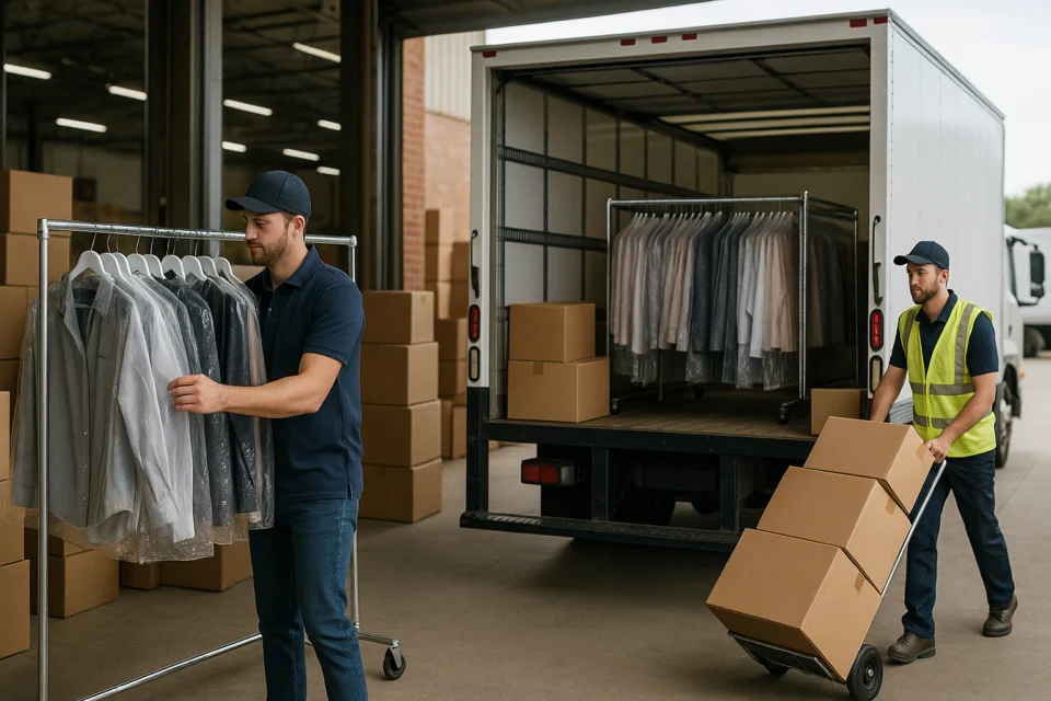 Transporte especializado para vestuário: tendências que elevam a experiência do cliente - apoio visual