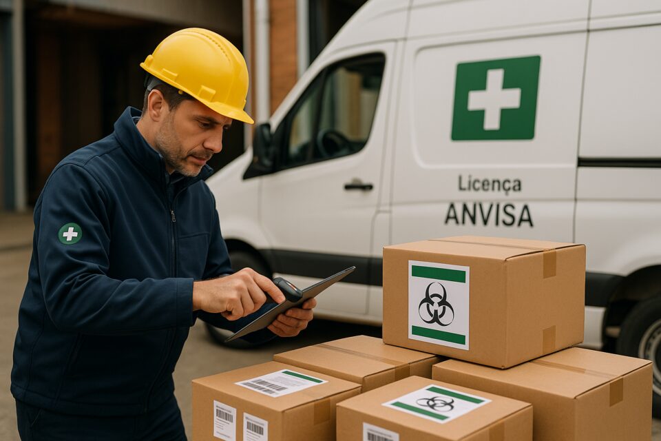 Por que investir em rastreabilidade no transporte de produtos regulados com apoio especializado? - apoio visual